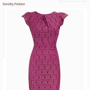 Dorthy Perkins lace pencil dress